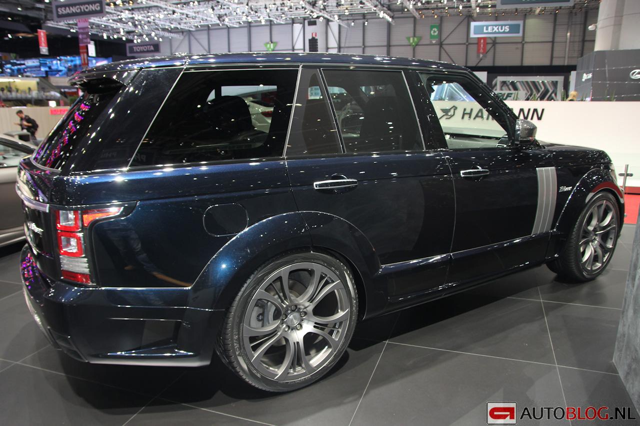 Grootste Range Rover De 4 breedste Range Rovers op de Autosalon van Genève