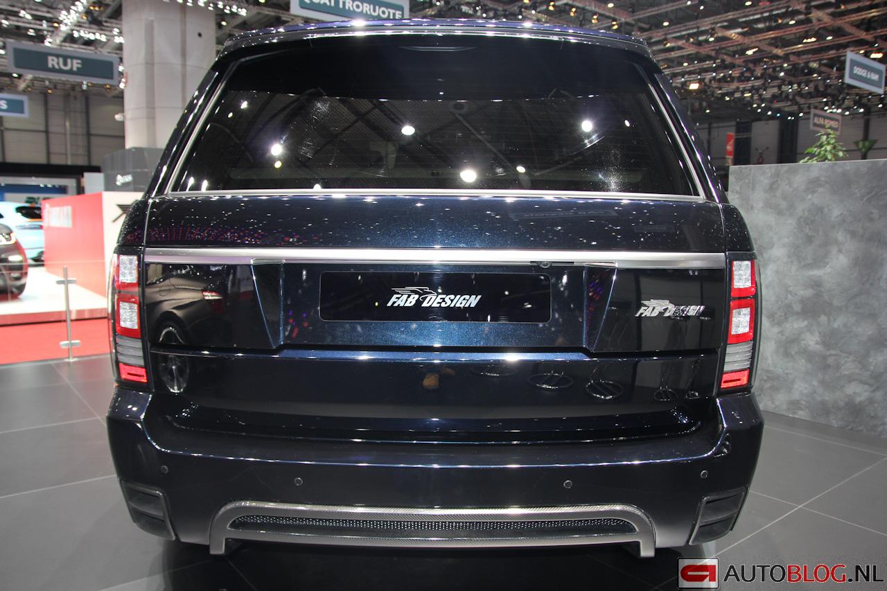 Grootste Range Rover De 4 breedste Range Rovers op de Autosalon van Genève