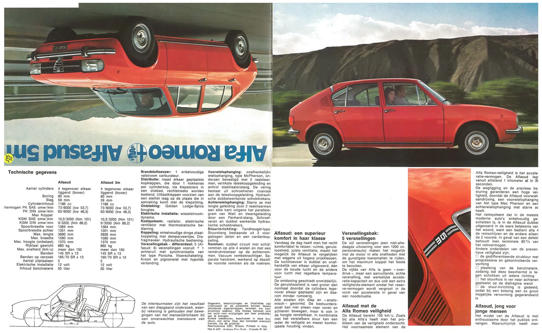Roestte een Alfasud écht al in de folder?