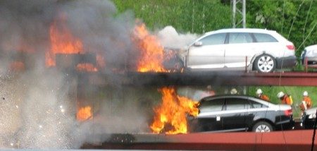 Audi branden best goed!