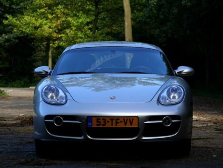 Porsche Cayman - Frontaal