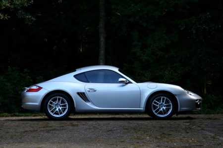 Porsche Cayman - Zijkant