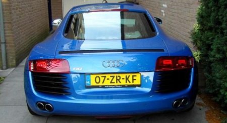 Audi R8 Blauw