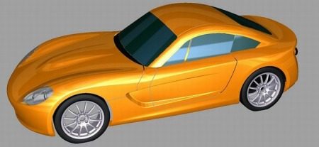 Ginetta G40 schets
