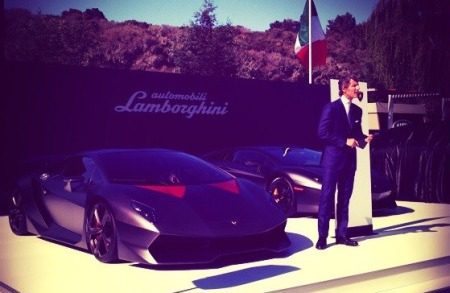 Stephan Winkelmann voor Sesto Elemento en Aventador