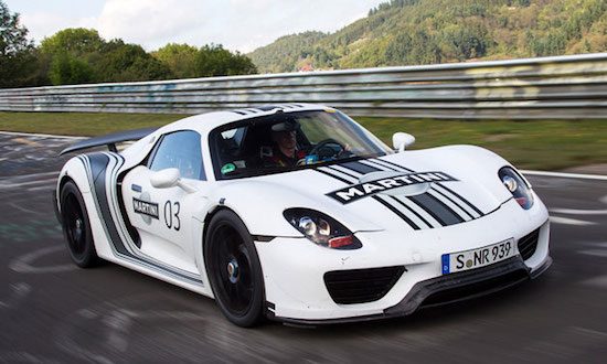 Porsche 918 Spyder met Weissach-Package