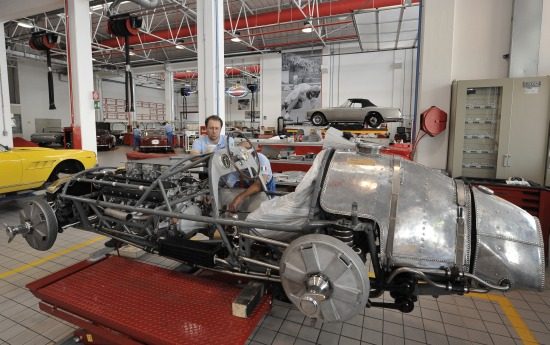 Ferrari Classische-werkplaats anno 2013