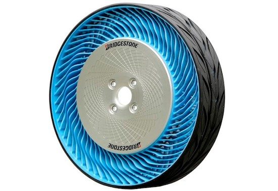 Luchtloze band van Bridgestone