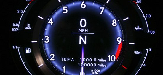 Lexus LFA dash