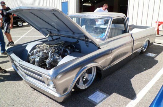 Chevy C10 met radiaalmotor