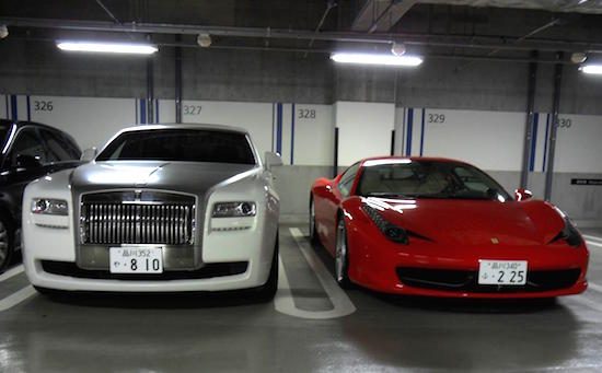 Rolls-Royce Ghost & Ferrari 458 Italia