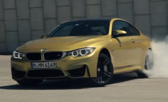 Wouter drift met BMW M4