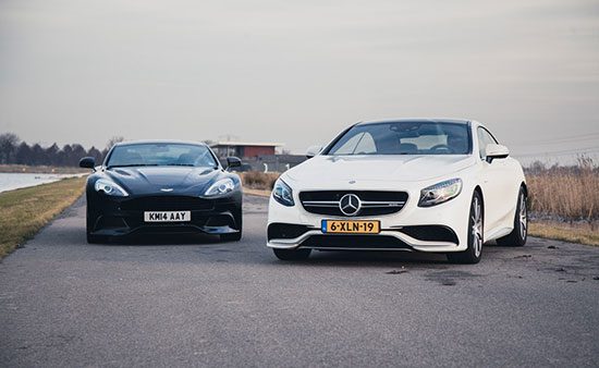 Mercedes S63 AMG Coupe vs Aston Martin Vanquish