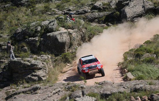 Bernhard ten Brinke in de Toyota