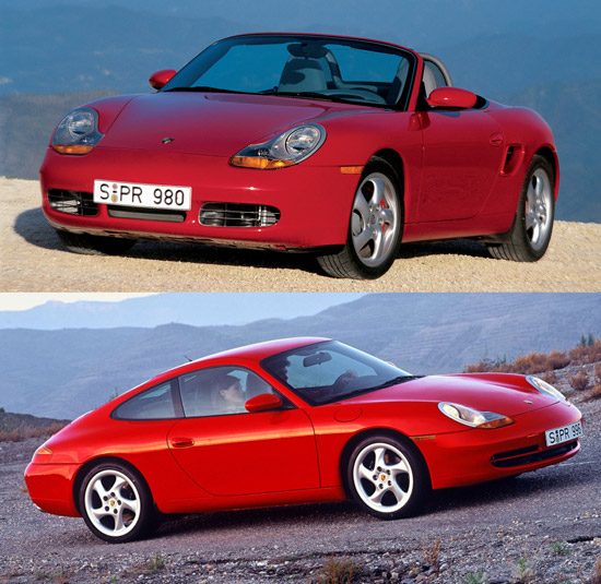 Boxster versus 996
