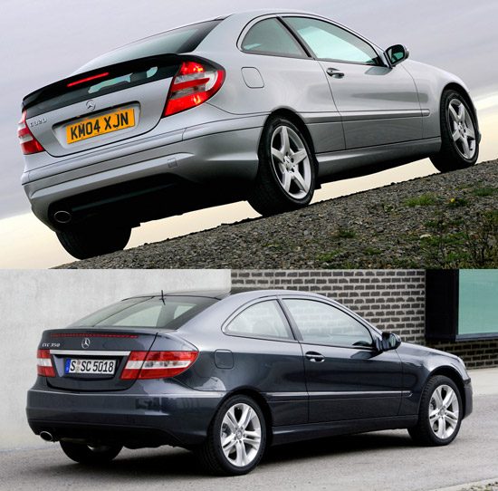 Mercedes CLC versus Sportcoupe