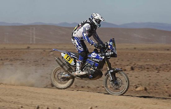 Frans Verhoeven op zijn Yamaha
