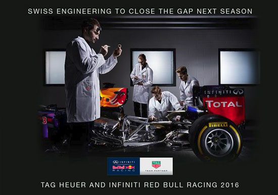TAG Heuer nieuwe motorenleverancier Red Bull Racing 2016?