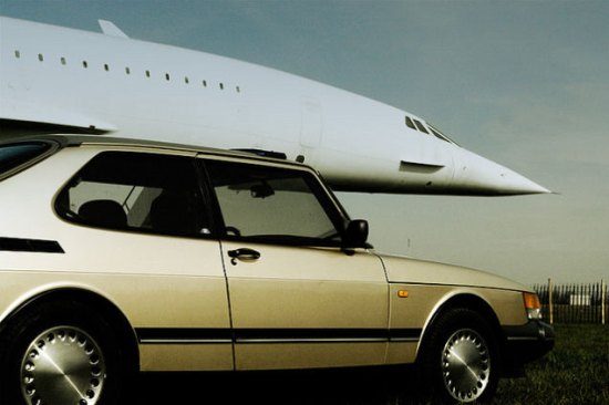 Saab 900 met Concorde
