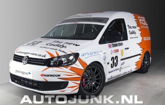 De Volkswagen Caddy als racer