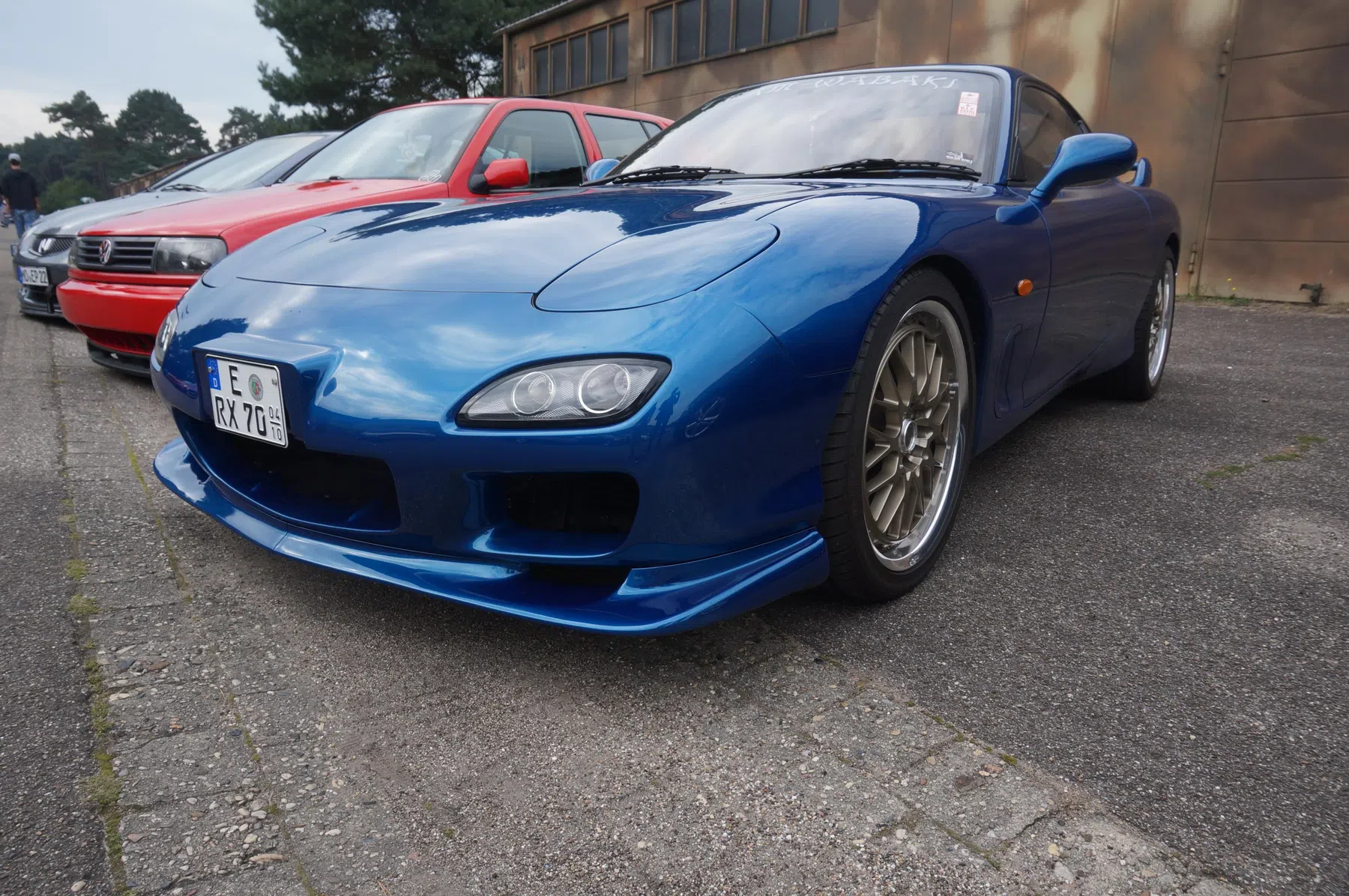 Blauwe RX-7!