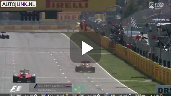 Max over de finish