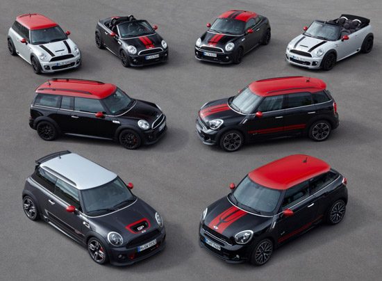 Mini's op een rijtje