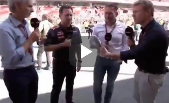 Post Race interview over Max' zege