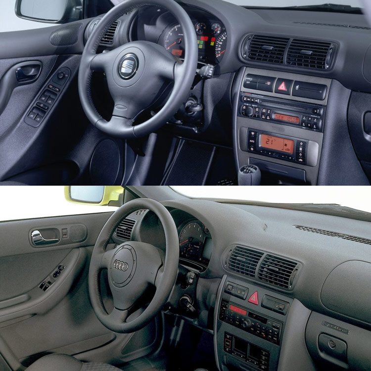 Seat en Audi Dash