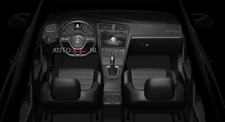 VW Golf 7 facelift interior