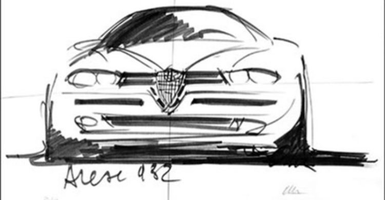 Alfa Romeo 156 schets