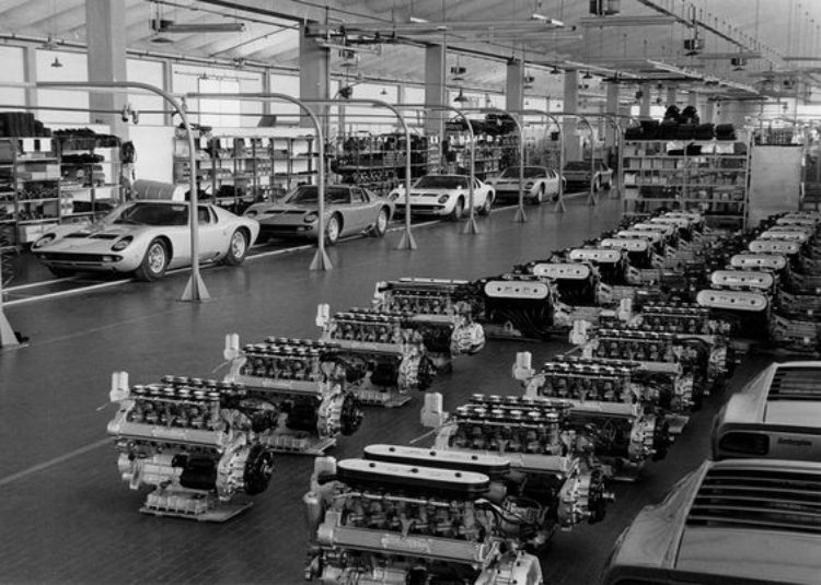 Lamborghini fabriek