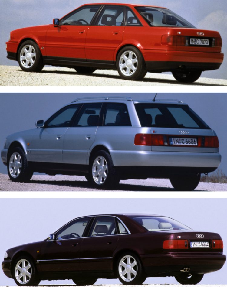 Audi 80 S2 (B4) - S6 (C4) - S8 (D2)