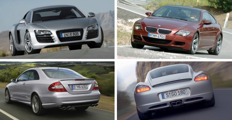 Audi R8 - BMW M6 - Mercedes CLK - Porsche Cayman