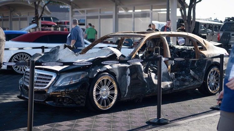 Afgebrande Maybach