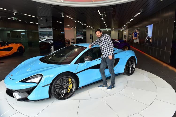 Jan Modaal wint per toeval 570S Spider