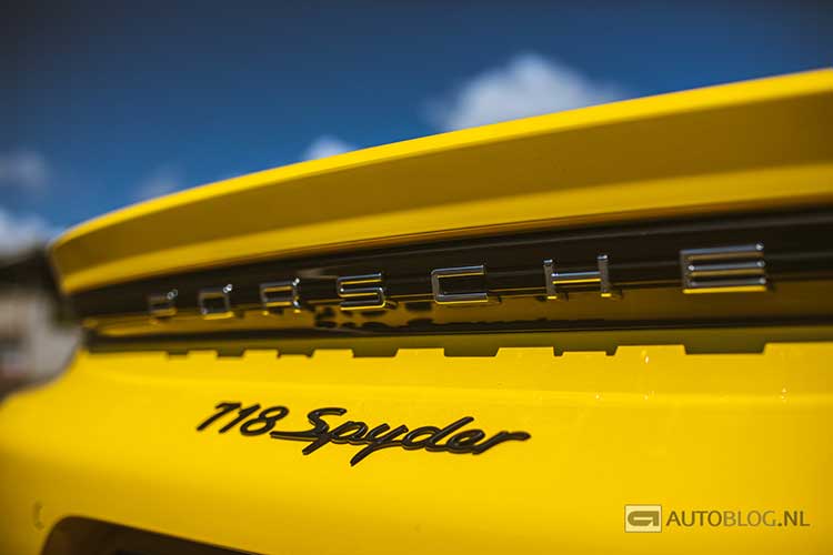 Porsche 718 Spyder rijtest en video