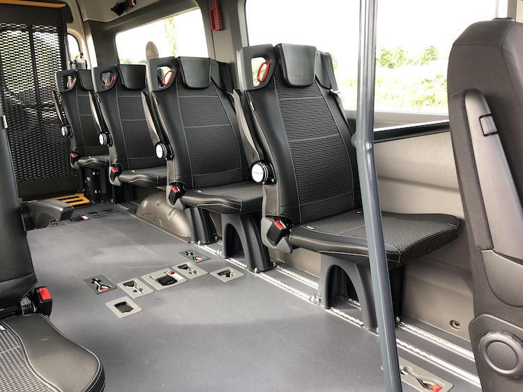 Volkswagen e-Crafter met plaats voor rolstoelen