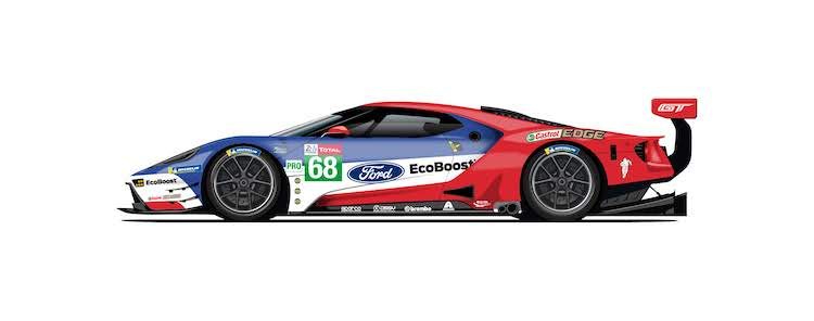 Wat je moet weten over de 24u Le Mans Ford GT liveries