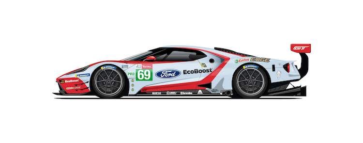 Wat je moet weten over de 24u Le Mans Ford GT liveries