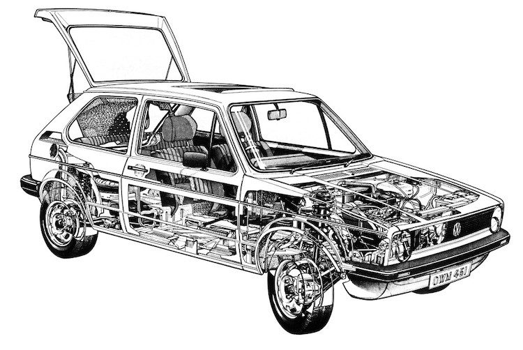 Volkswagen Golf I 3-Door (Typ 17) '74