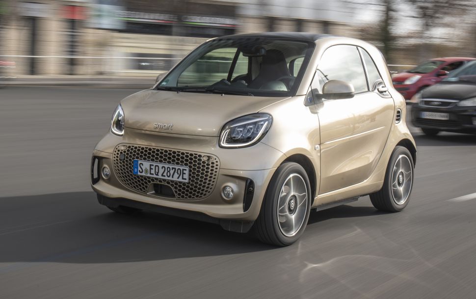 De Smart EQ Fortwo is een kleine elektrische auto