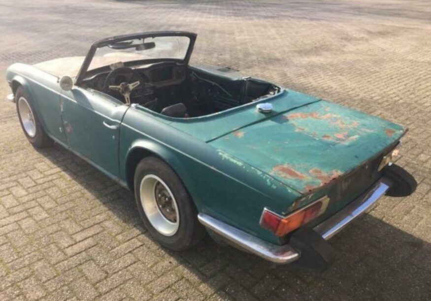 TR6 rear