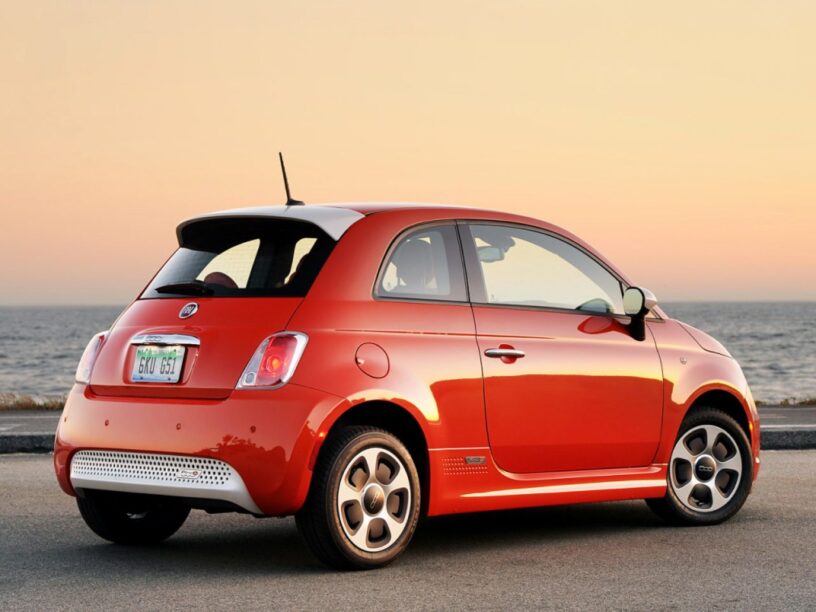 goedkope elektrische Fiat 500