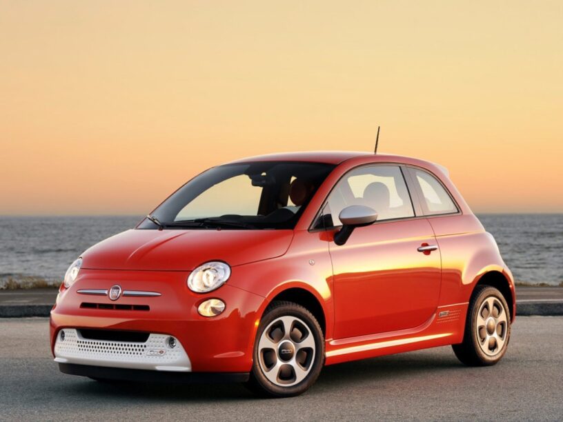 goedkope elektrische Fiat 500