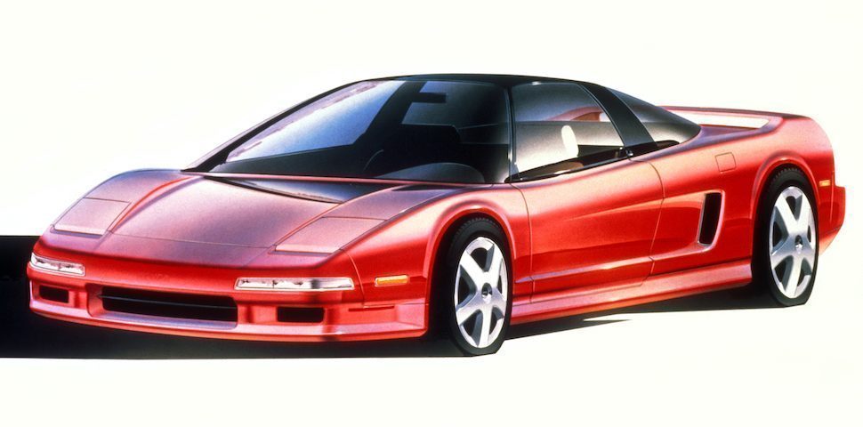 Acura NSX schets