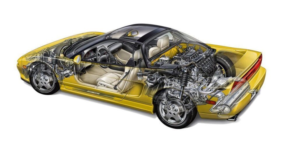 Acura NSX Cutaway