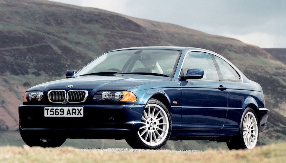 E46 blauw BMW