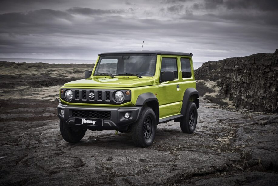 Voorkant van de Jimny Professional