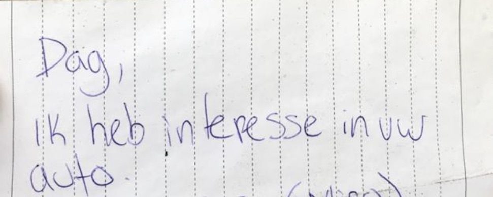 Briefje